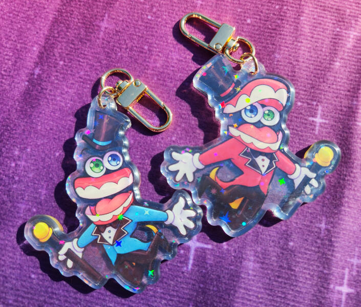 Caine & Eniac Keychains