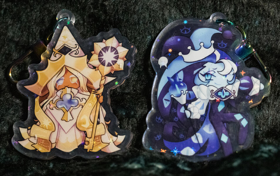 Cookie Run Kingdom Flippable Acrylic Keychains (front side)