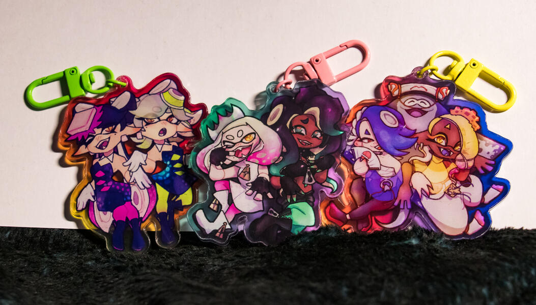 Splatoon Idols Acrylic Keychains Splatoon Idols Acrylic Keychains
