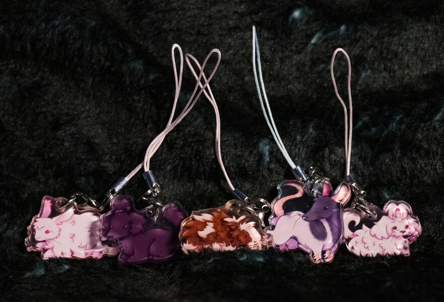 Lil' Frens Acrylic Phone Charms Lil' Frens Acrylic Phone Charms